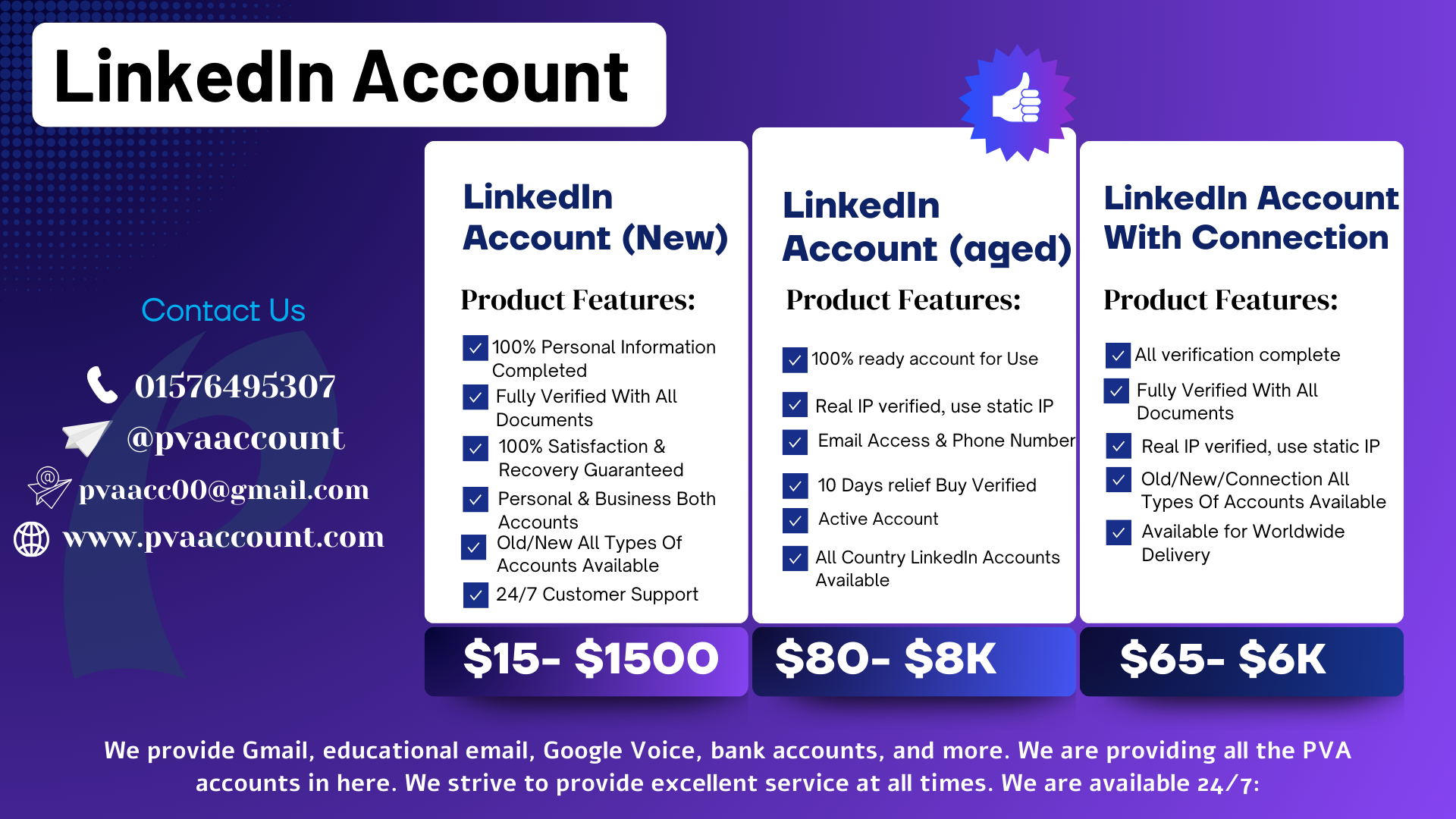 Buy Verified LinkedIn Account
