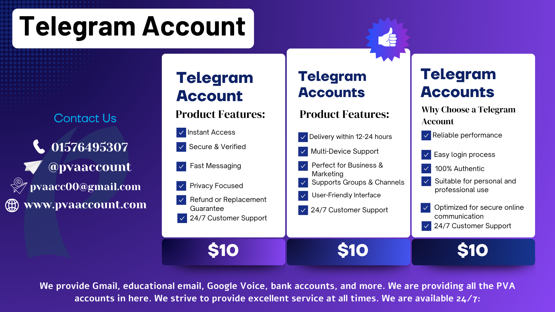 Buy Telegram Account