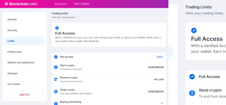 blockchain full access