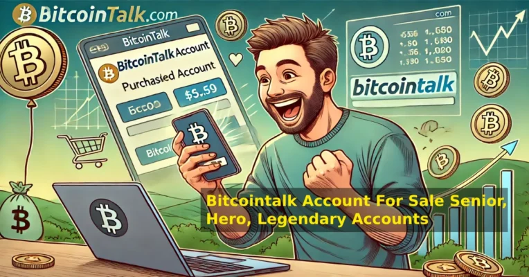 Bitcointalk Account For Sale Senior, Hero, Legendary Accounts