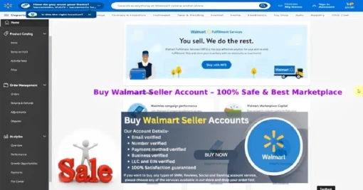 Buy Walmart Seller Account