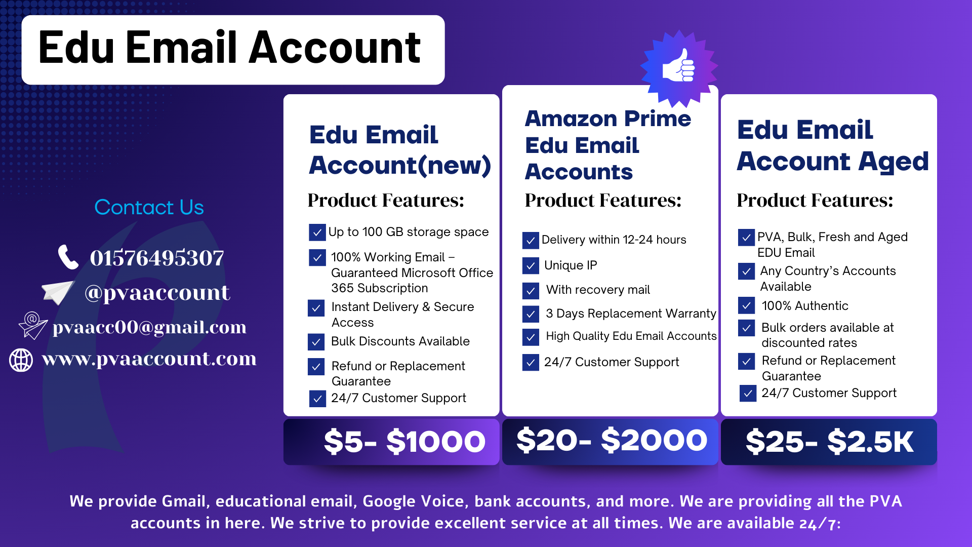 Buy Edu Email Account