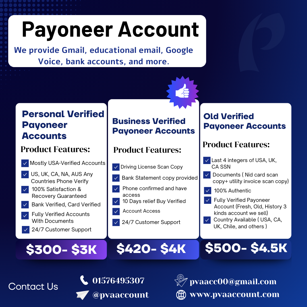 Buy Payoneer Account