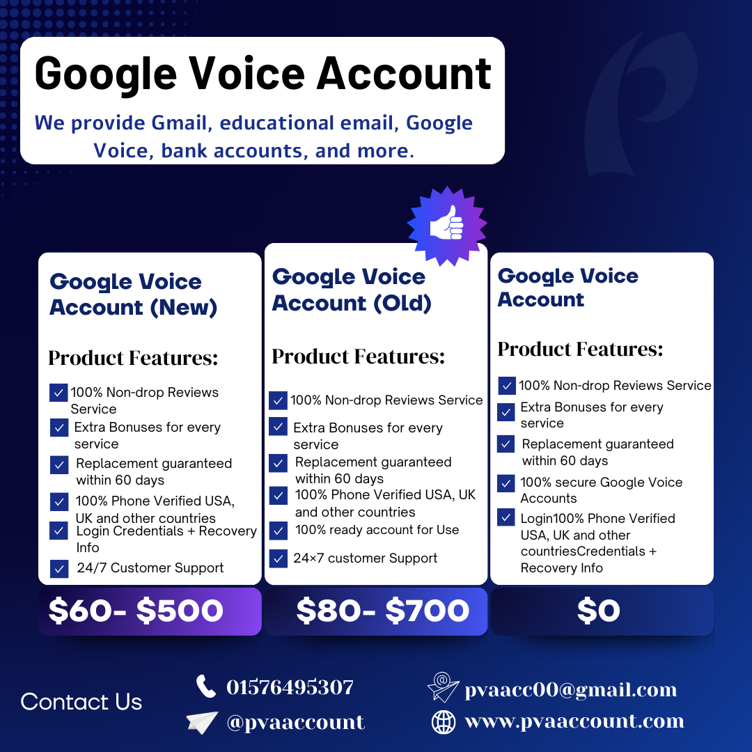 Buy Google Voice Account