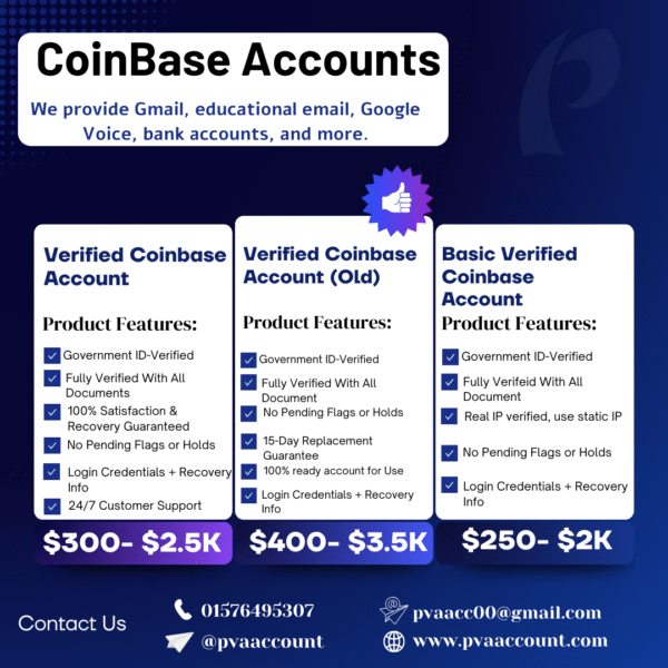 Buy Verified Coinbase Account