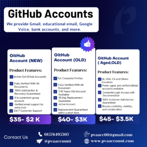 Buy GitHub Accounts