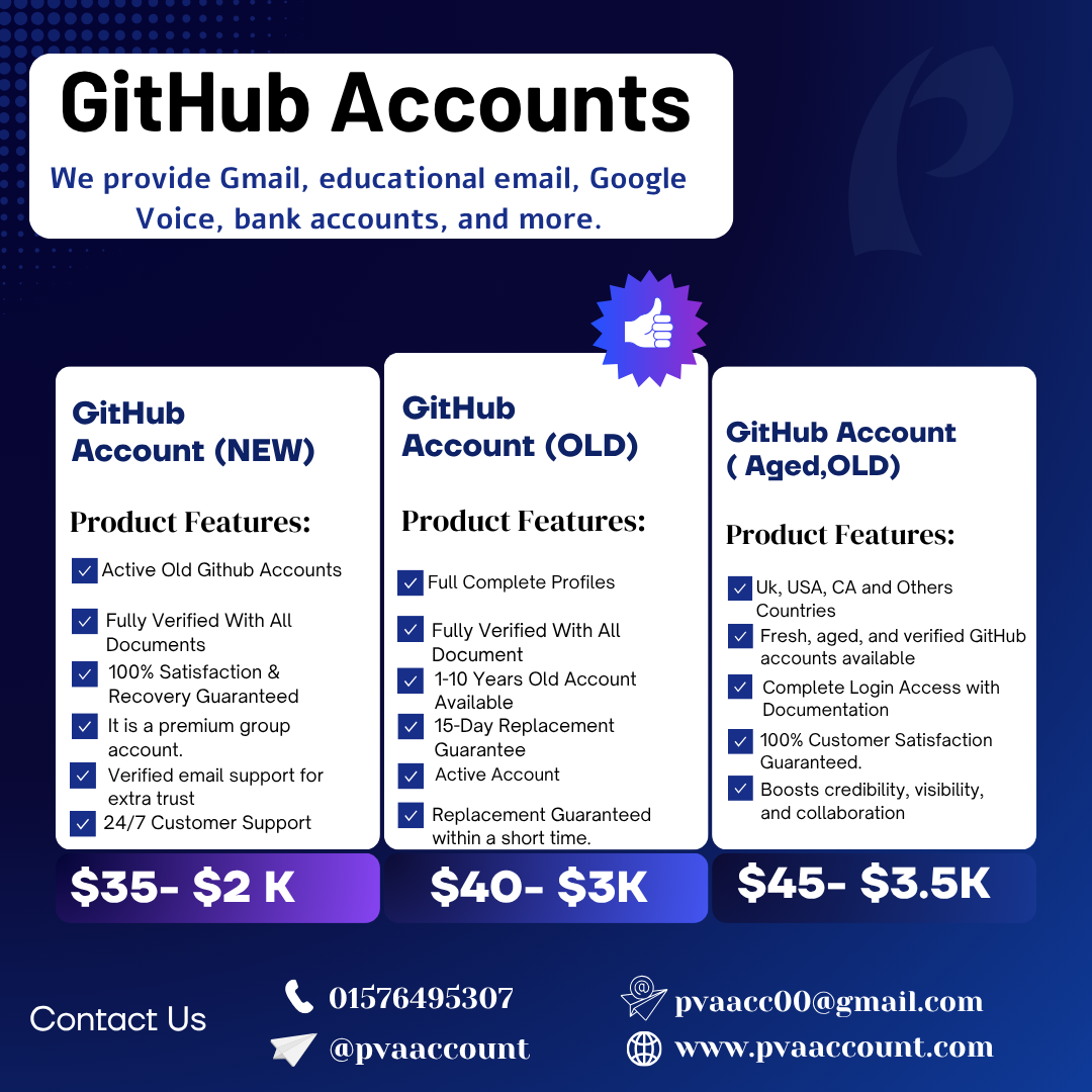 Buy GitHub Accounts