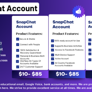 Buy Snapchat Accounts